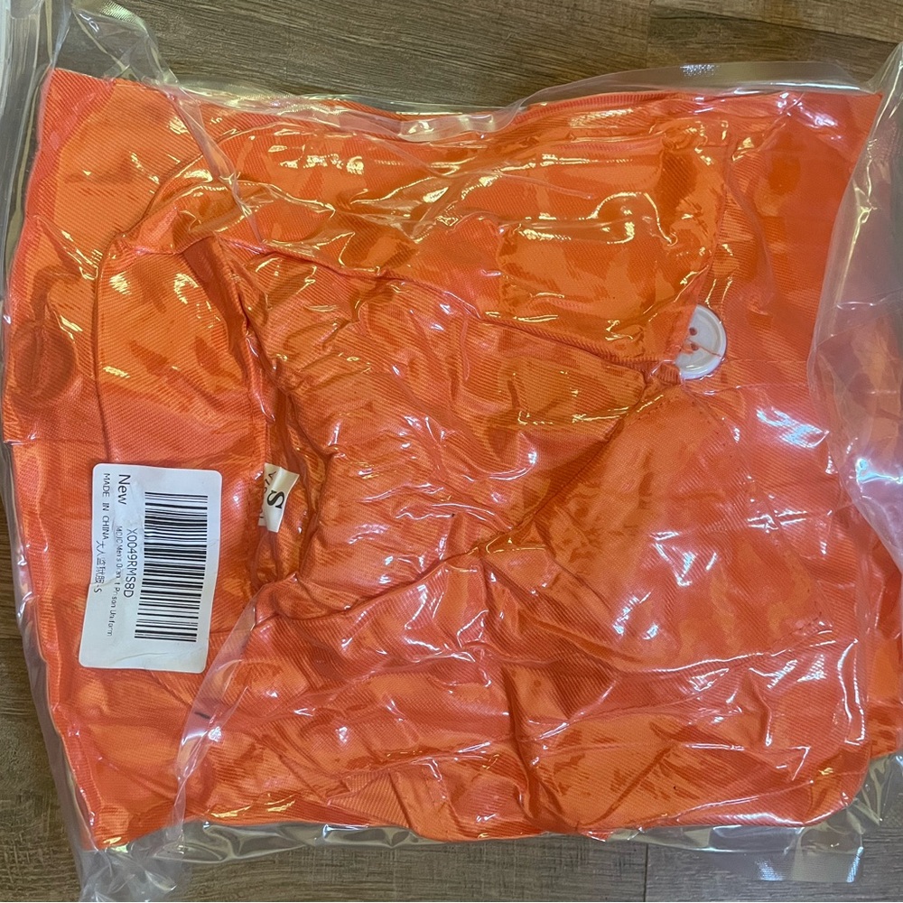 Orange Kids One Piece Bodysuit